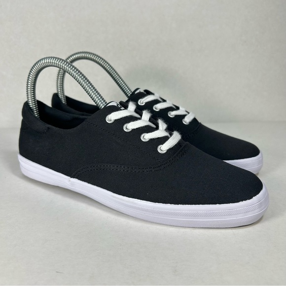 New Keds Canvas Breathable Black Lace Up Sneakers Shoes; Women’s Size 6 - Picture 5 of 15